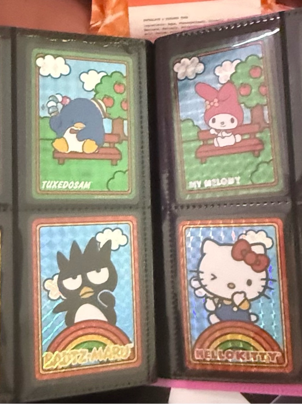 Sanrio Cards/stickers Pocket Set- hello kitty